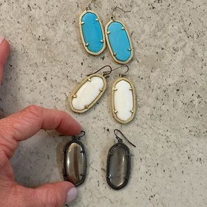 3 sets of Kendra Scott Earrings